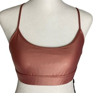 KORAL Slate Infinity Sports Bra in Sand XSmall